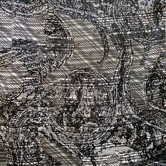 Anne Klein Printed Tie-Neck Top Sleeveless Blouse - Picture 4 of 5